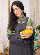 D#01 Mahnur Mehru Linen Winter Collection 923